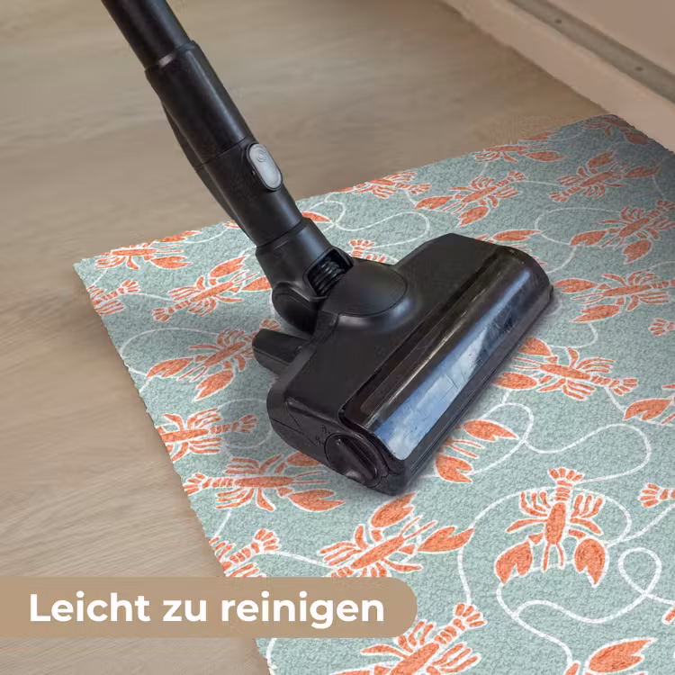 Kreeft - Groen - Patroon Deurmat klein 898 -reinigen_DE
