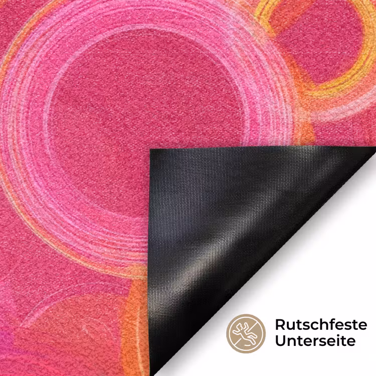 Cirkels - Design - Kleurrijk Deurmat klein 898 -antislip_DE