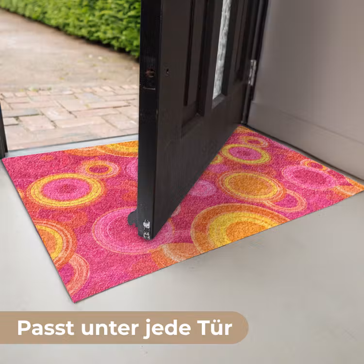 Cirkels - Design - Kleurrijk Deurmat klein 898 -USP_DE
