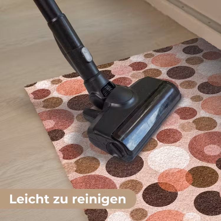 Cirkels - Modern - Kleurrijk Deurmat klein 898 -reinigen_DE