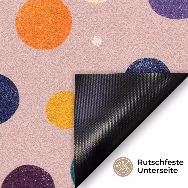 Cirkels - Patroon - Kleurrijk Deurmat klein 898 -antislip_DE