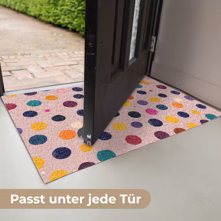 Cirkels - Patroon - Kleurrijk Deurmat klein 898 -USP_DE