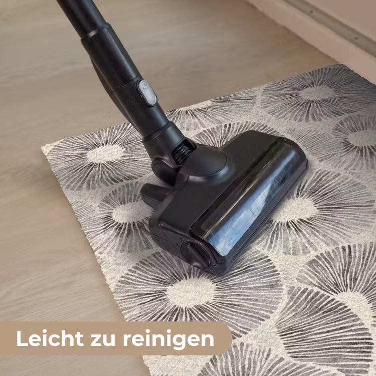 Cirkels - Patroon - Zwart Deurmat klein 898 -reinigen_DE
