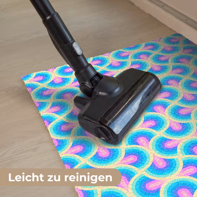 Cirkels - Neon - Bogen Deurmat klein 898 -reinigen_DE