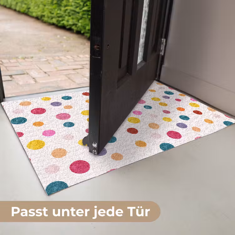 Cirkels - Speels - Kleurrijk Deurmat klein 898 -USP_DE