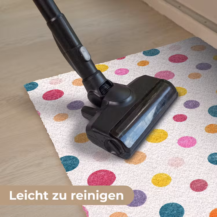 Cirkels - Speels - Kleurrijk Deurmat klein 898 -reinigen_DE