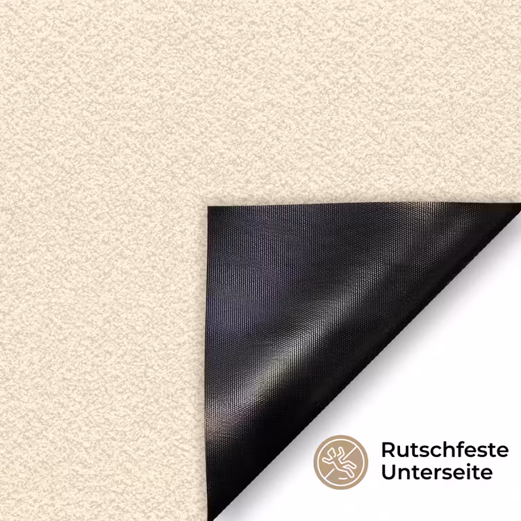Cirkels - Symmetrisch - Wit - Blauw- Geel Deurmat klein -antislip_DE