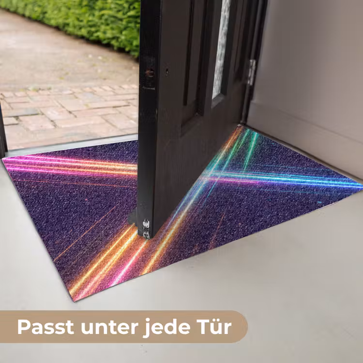 Kruisen - Lasterstralen - Neon Deurmat klein -USP_DE