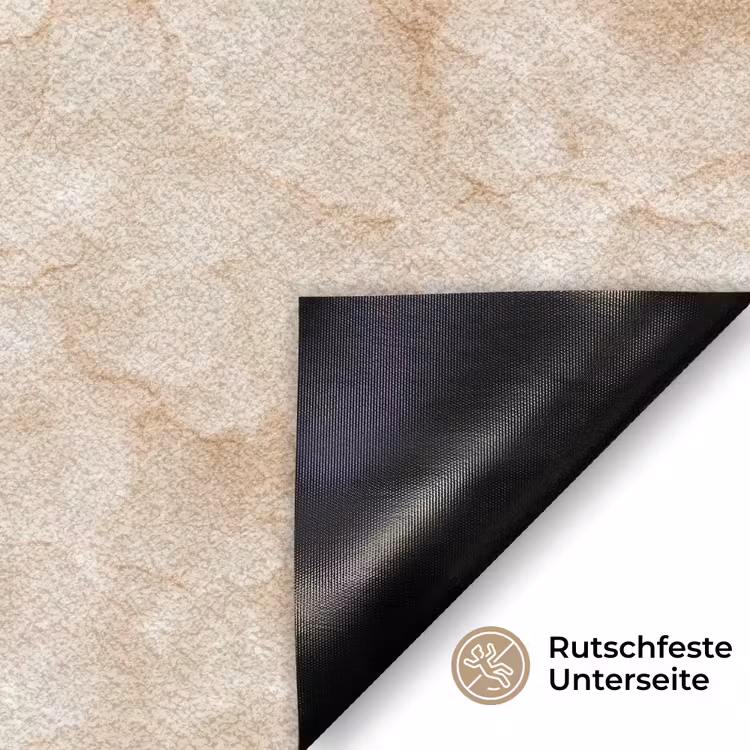 Kristalstructuur - Bruin - Marmer Deurmat klein 898 -antislip_DE