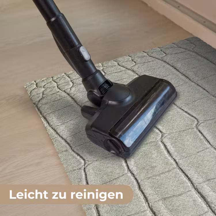 Krokodillenleer - Schubben - Groen Deurmat klein -reinigen_DE
