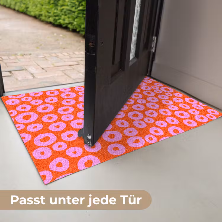 Rondjes - Roze - Rood Deurmat klein 898 -USP_DE