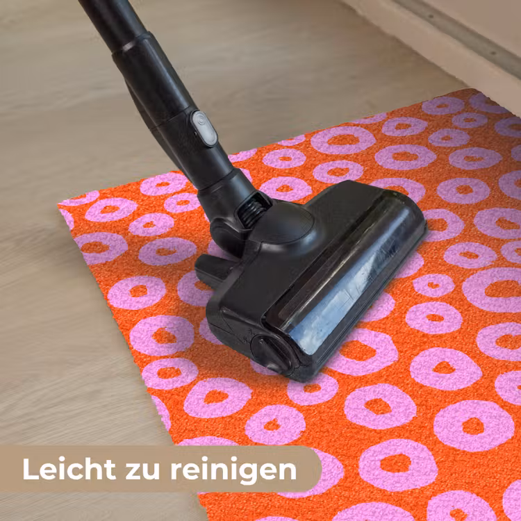 Rondjes - Roze - Rood Deurmat klein 898 -reinigen_DE