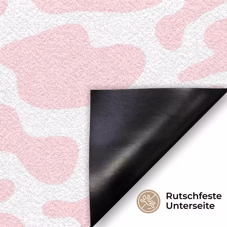 Koeienprint - Roze - Cowboy - Horse Deurmat klein -antislip_DE