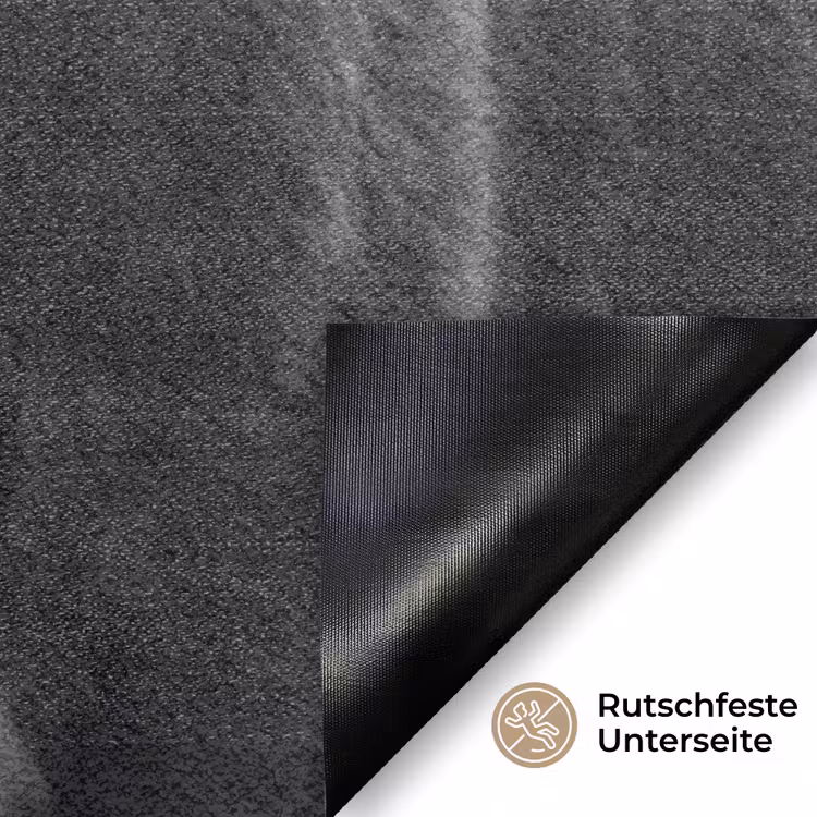 Koeien - Zwart - Wit Deurmat klein -antislip_DE