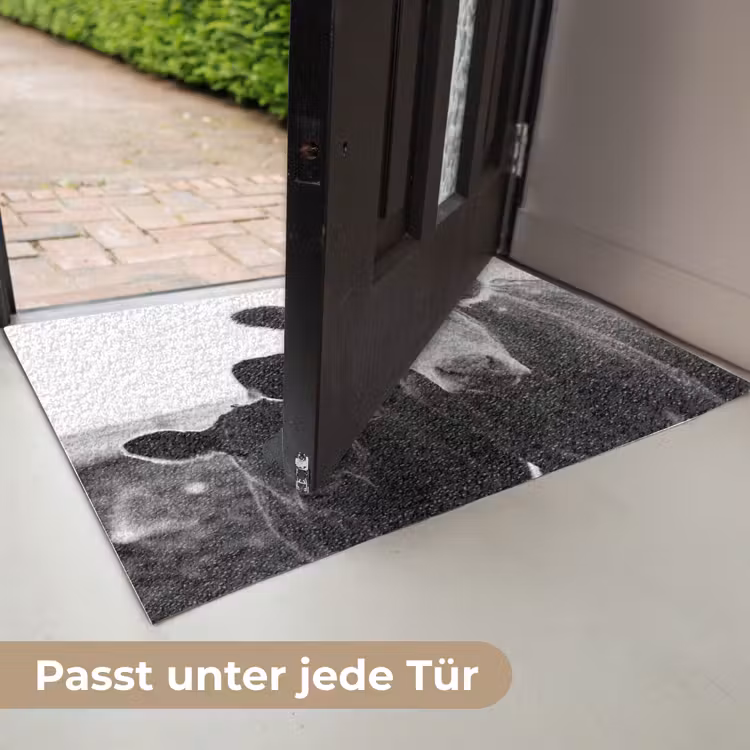 Koeien - Zwart - Wit Deurmat klein -USP_DE
