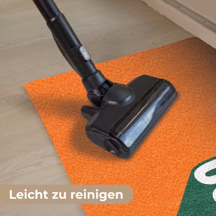 Cool - Oranje - Groen Deurmat klein -reinigen_DE