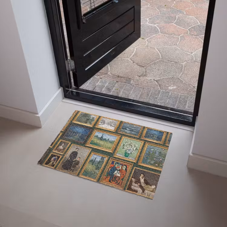 Kunst - Schilderijen - Collectie - Klassiek - Groen Deurmat klein -sfeer5
