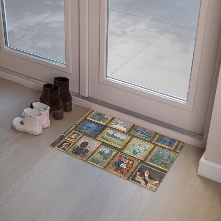 Kunst - Schilderijen - Collectie - Klassiek - Groen Deurmat klein -sfeer3