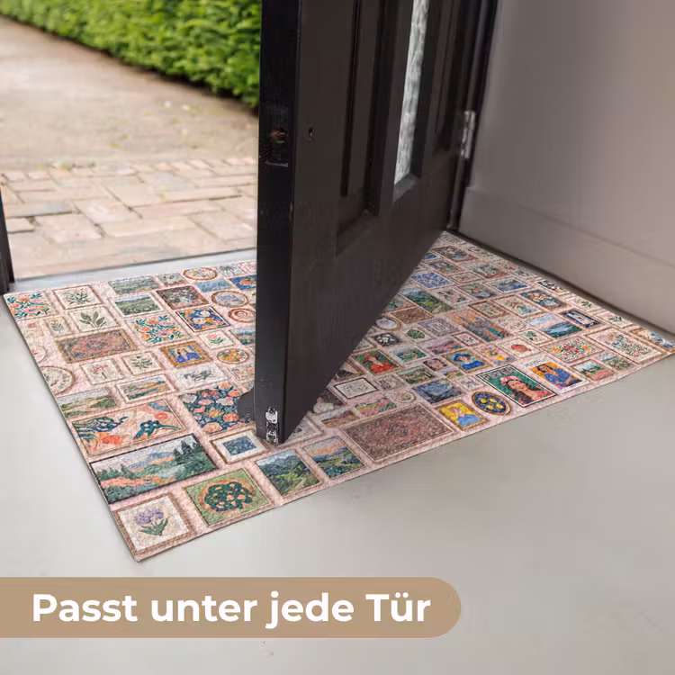 Kunst - Collectie - Decoratie - Modern - Kleurrijk Deurmat klein -USP_DE