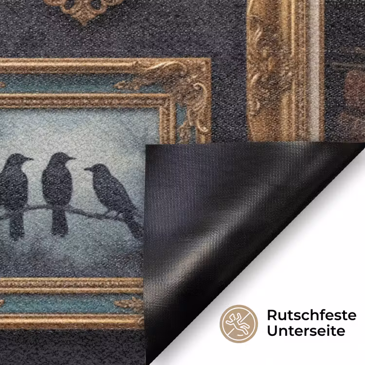 Kunst - Collectie - Vintage - Klassiek - Donker Deurmat klein -antislip_DE