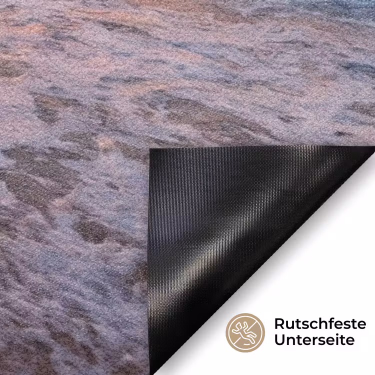 Kust - Rots - Zonsondergang - Zee - Natuur Deurmat klein -antislip_DE