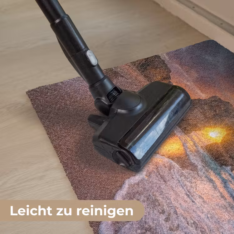Kust - Rots - Zonsondergang - Zee - Natuur Deurmat klein -reinigen_DE