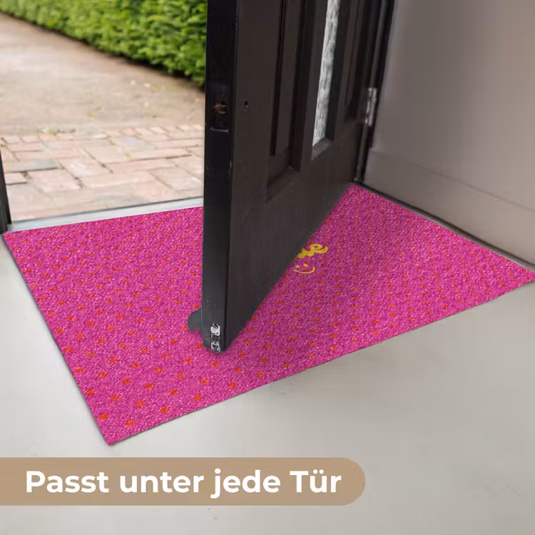 Smile - Stippen - Roze Deurmat klein -USP_DE