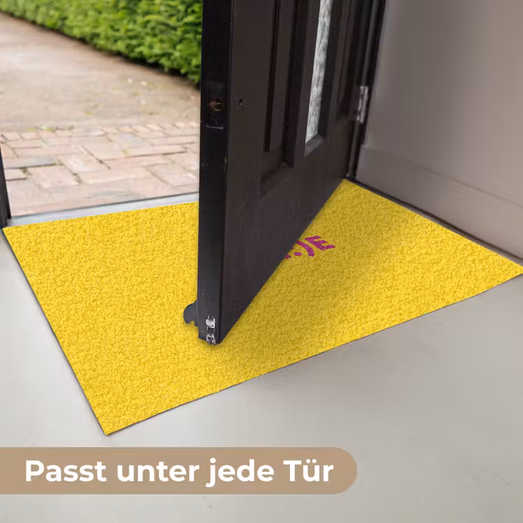 Smile - Roze - Geel Deurmat klein -USP_DE
