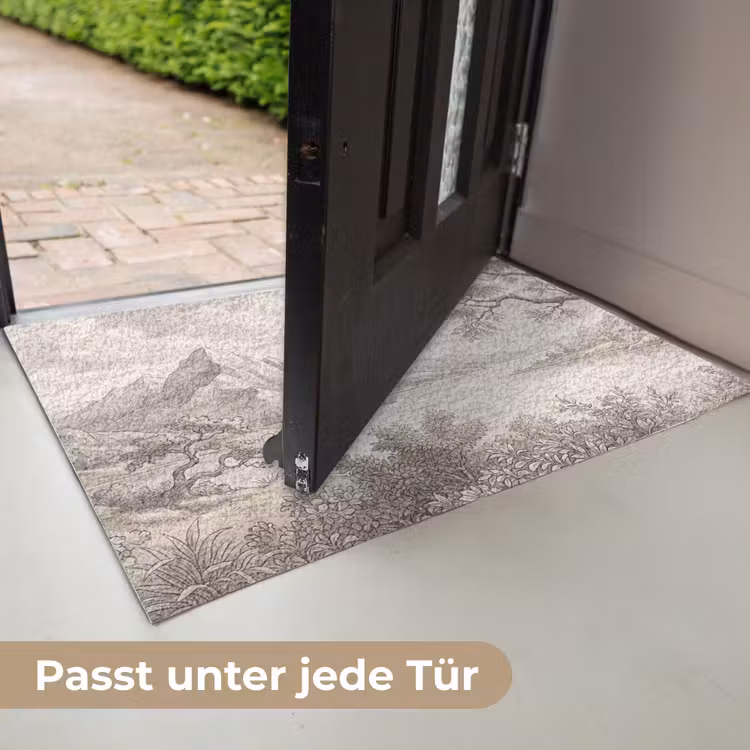 Landschap - Bergen - Meer - Natuur Deurmat klein -USP_DE