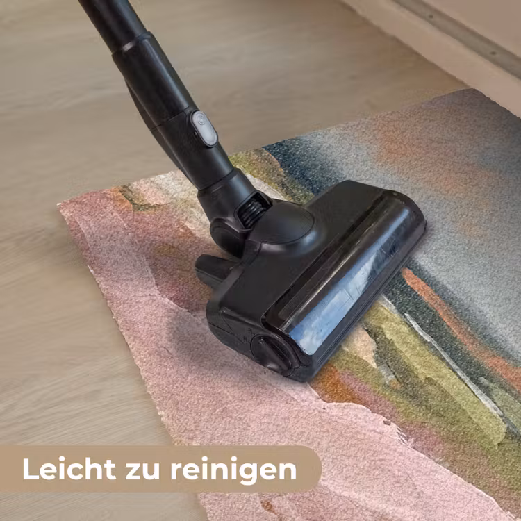 Fußmatte - Landschaft – Fluss – Abstrakt – Rosa – Grün - Landschap - Rivier - Abstract - Roze - Groen Deurmat klein