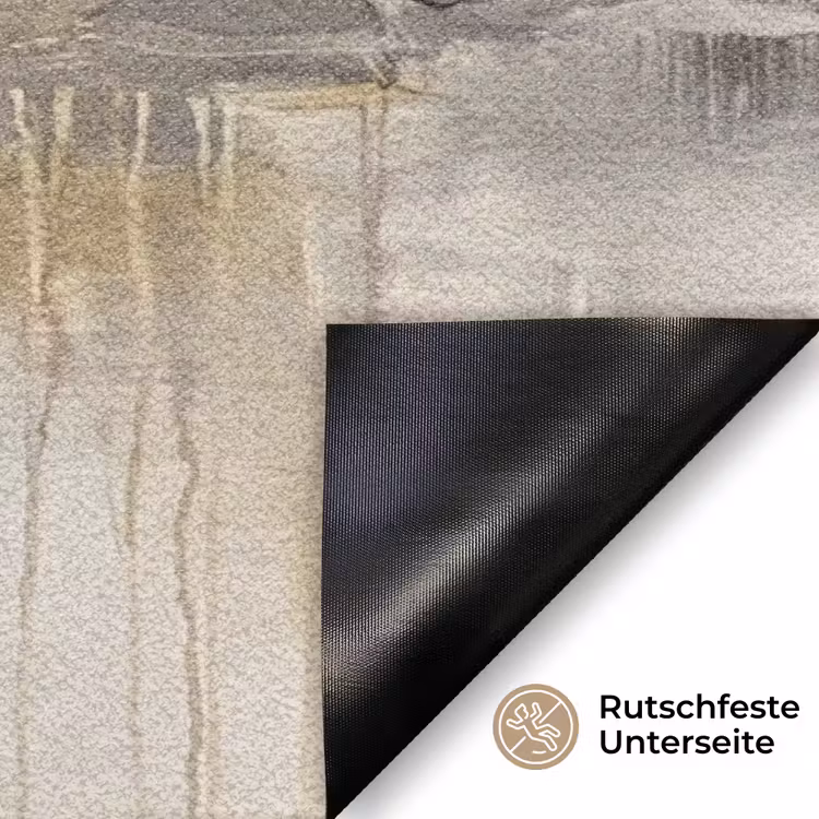 Landschap - Horizon - Natuur - Abstract - Neutraal Deurmat klein -antislip_DE