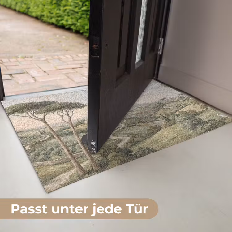 Landschap - Heuvels - Zandpad - Groen Deurmat klein -USP_DE