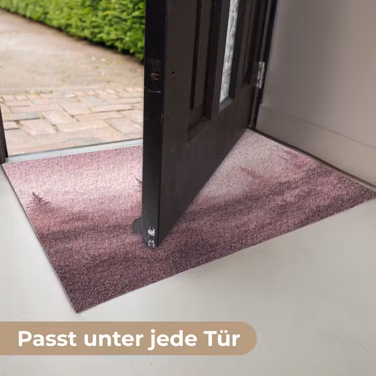 Landschap - Mistig - Roze Deurmat klein -USP_DE