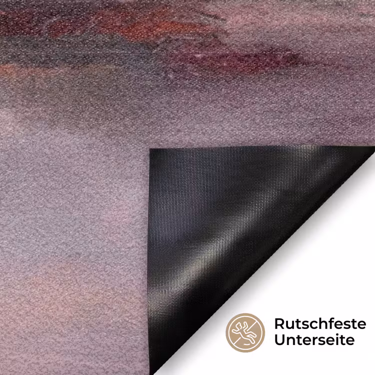 Fußmatte - Landschaft – Sonnenuntergang – Abstrakt – Modern – Rosa - Landschap - Zonsondergang - Abstract - Modern - Roze Deurmat klein