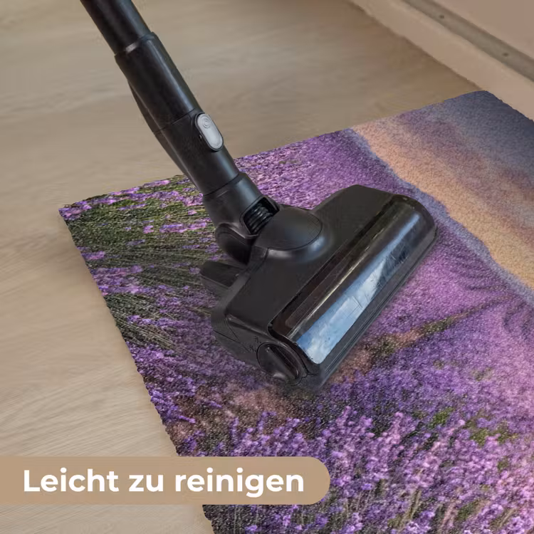 Lavendel - Veld - Natuur - Paars Deurmat klein -reinigen_DE