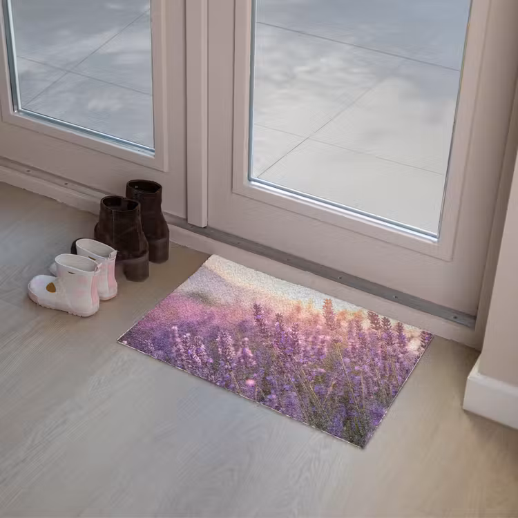 Lavendel - Paars - Zonlicht Deurmat klein -sfeer3