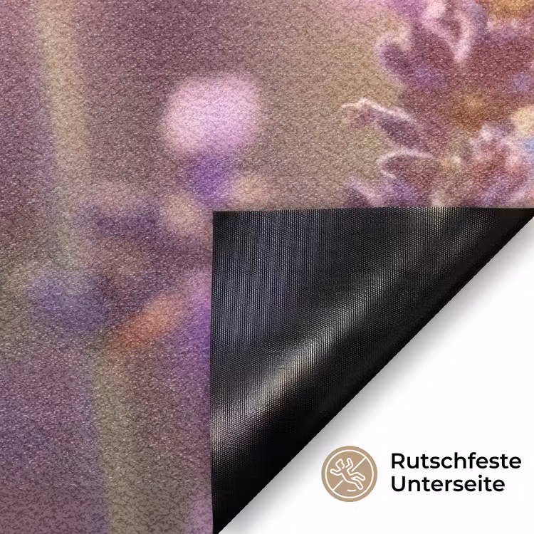 Lavendelbloemen - Paars - Zonlicht Deurmat klein -antislip_DE