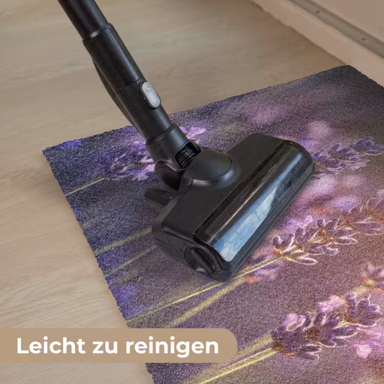 Lavendelbloemen - Paars - Zonlicht Deurmat klein -reinigen_DE