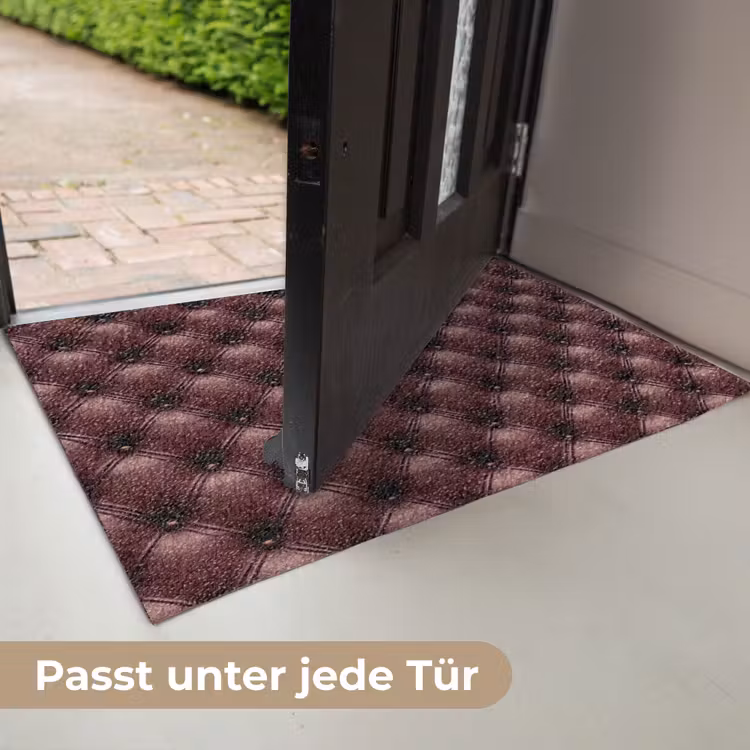 Leer - Patroon - Bordeaux Deurmat klein 898 -USP_DE