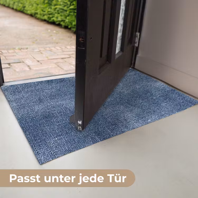 Linnen - Textuur - Patroon - Denim - Rustiek Deurmat klein 898 -USP_DE