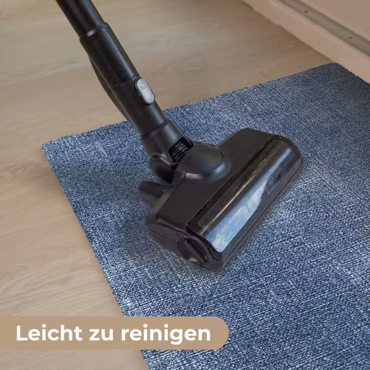 Linnen - Textuur - Patroon - Denim - Rustiek Deurmat klein 898 -reinigen_DE