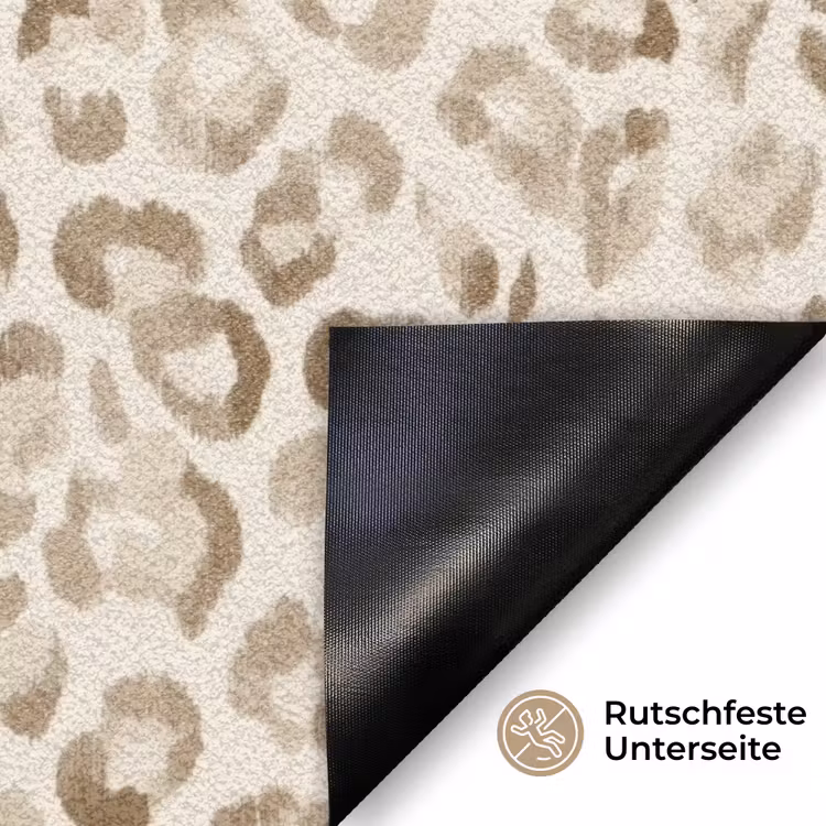 Luipaard - Klassiek - Beige Deurmat klein 898 -antislip_DE