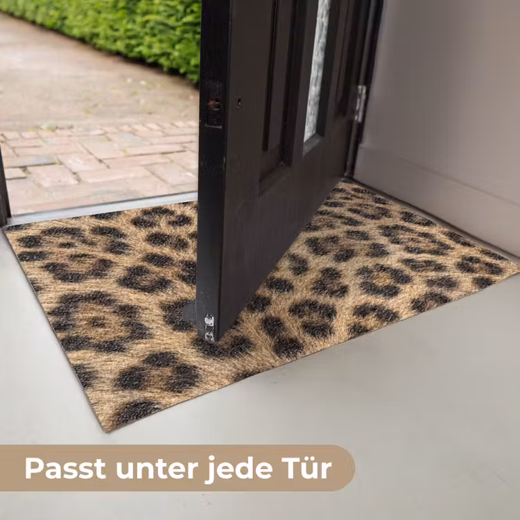 Luipaard - Vacht - Klassiek - Bruin Deurmat klein -USP_DE