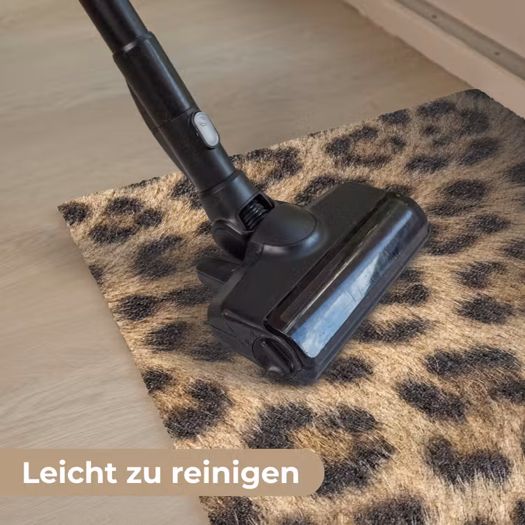 Luipaard - Vacht - Klassiek - Bruin Deurmat klein -reinigen_DE