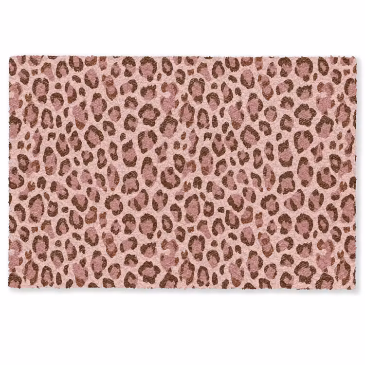 Luipaard - Patroon - Roze Deurmat klein 898 -zkaufland3d
