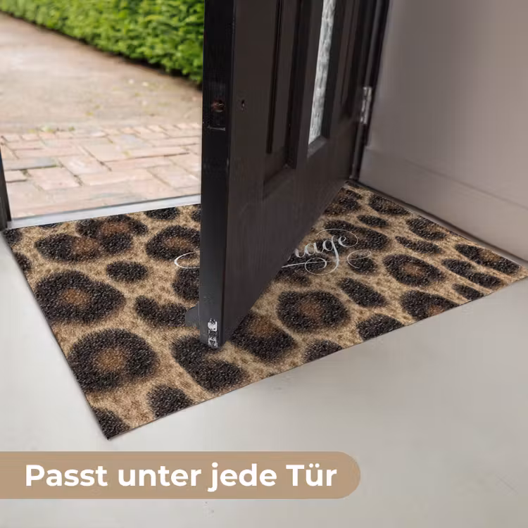 Luipaardprint - Bruin - Courage - Sierlijk Deurmat klein -USP_DE