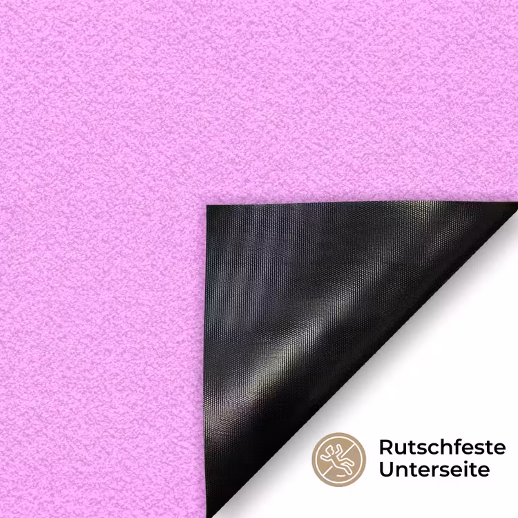 Felroze - Badass - Panterprint - Schaduw Deurmat klein -antislip_DE