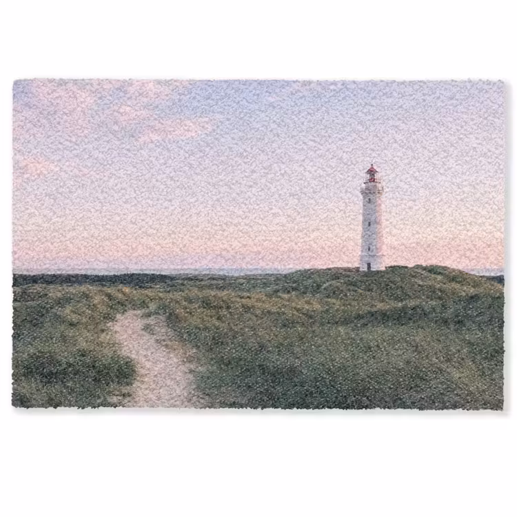 Vuurtoren - Duinlandschap - Zee Deurmat klein -zkaufland3d