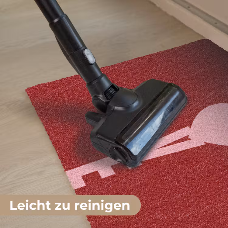 Love - Hart - Rood Deurmat klein -reinigen_DE