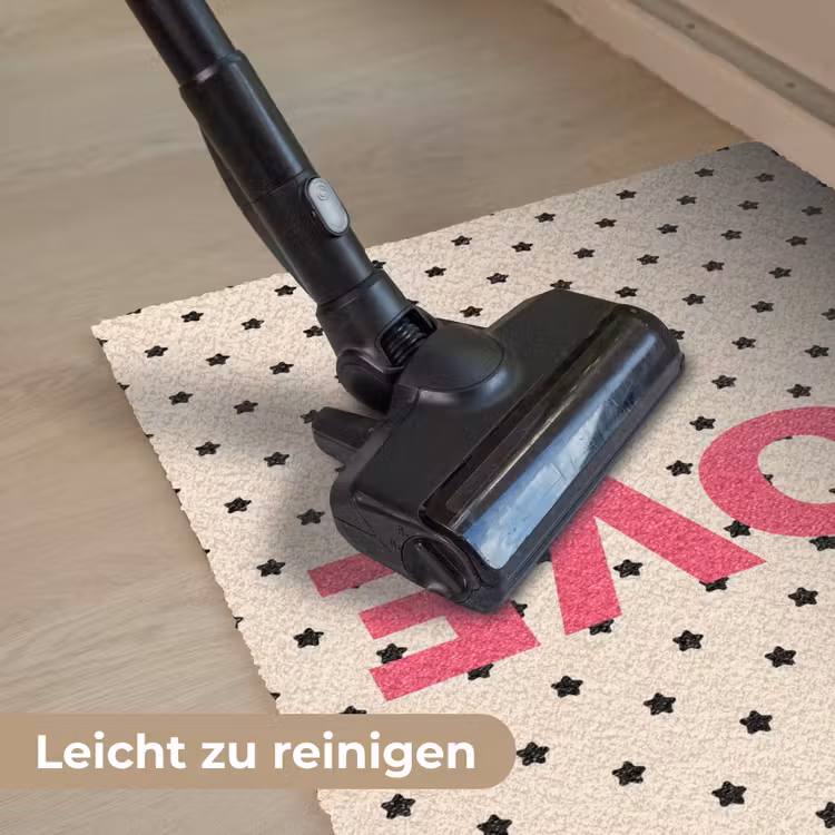 Love - Stippen - Roze Deurmat klein -reinigen_DE